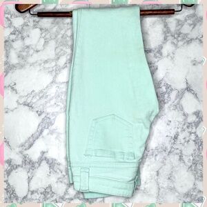 Delia’s Mint Green Y2K bRITT Skinny Jeans Juniors 1 / 2 Stretch Denim